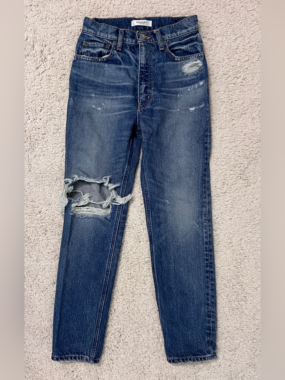 Moussy Vintage Distressed Jeans 24
